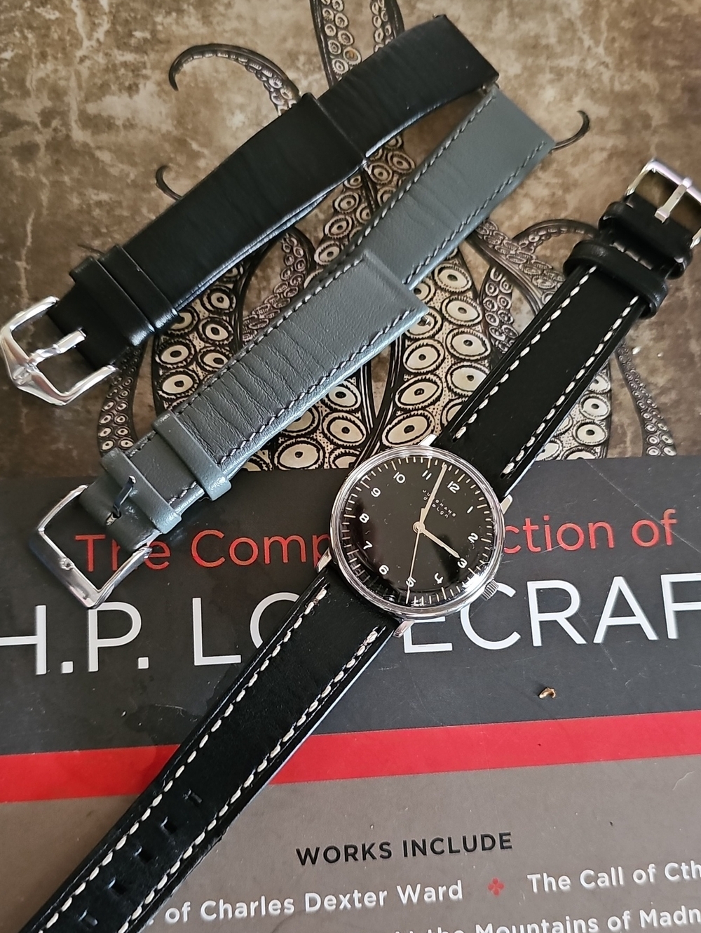 Vintage 1965 Junghans Max Bill Hand Wind Mechanical Watch